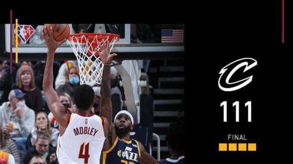 NBA - I Cavaliers allungano la serie negativa degli Utah Jazz