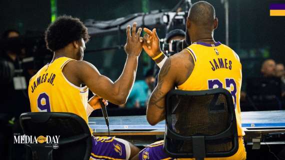 NBA - LeBron James non giocherà nell'apertura della preseason dei Lakers