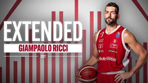 UFFICIALE LBA - Olimpia Milano, Pippo Ricci rinnova fino al 2027