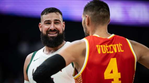 EuroBasket 2025: Valanciunas e Lituania travolgenti, Montenegro annientato