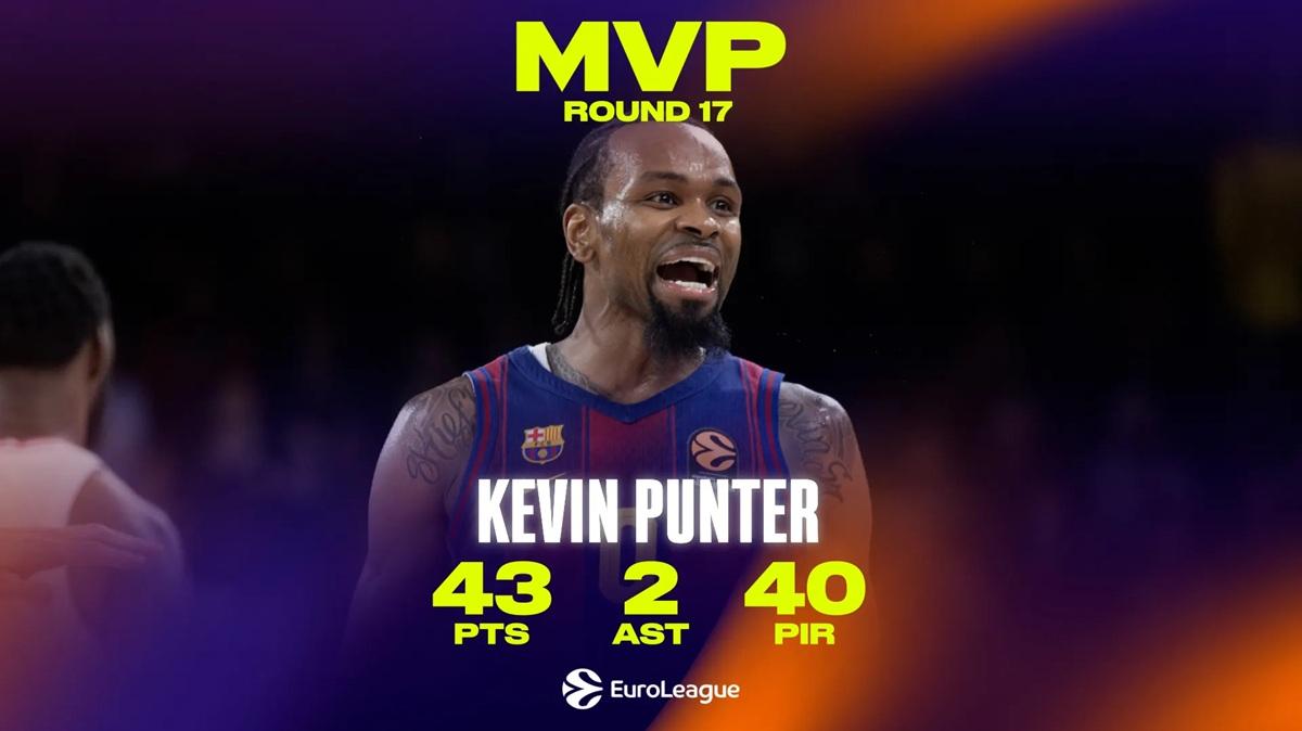L'MVP della 17esima giornata: Kevin Punter, FC Barcelona
