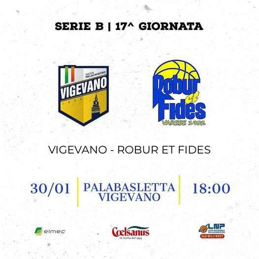 Serie B - Elachem Vigevano, una domenica tranquilla e la Coelsanus Varese fa festa a... Masnago!