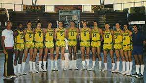 La quarta Coppa dei Campioni dell'Ignis Varese nel 1975