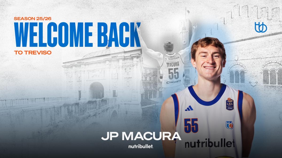 JP Macura torna a Treviso: ufficiale la firma con la Nutribullet