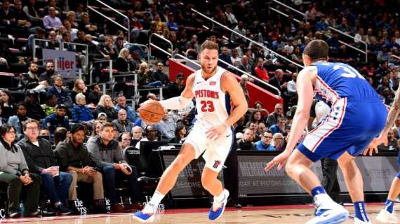 NBA - Un Griffin formato MVP decide una folle Pistons-Sixers all'overtime