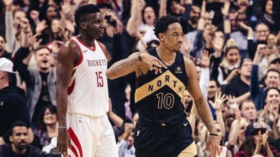 NBA - Toronto supera Houston in una grande serata di pallacanestro