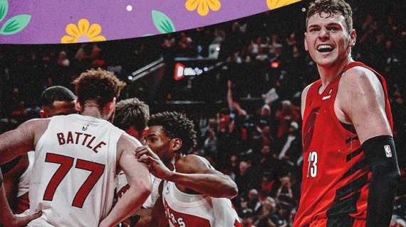 NBA - Portland si fa quasi sorprendere dai Raptors al Moda Center