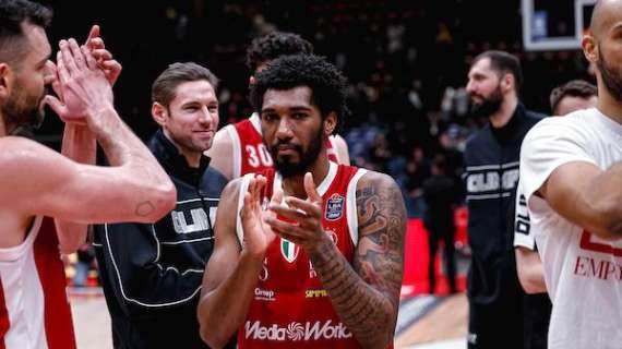Olimpia, Messina esalta Brooks: «Con lui in campo siamo tutti più sereni»