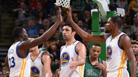 NBA - Golden State spazza via i Celtics al TD Garden