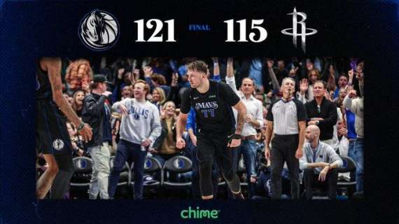 NBA - I Mavs di Luka Doncic eliminano i Rockets dal torneo NBA