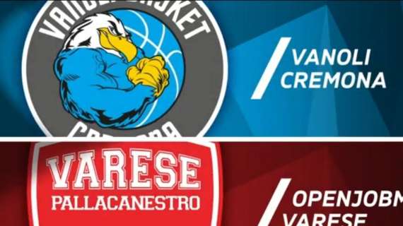 LBA - 25esimo derby lombardo tra Vanoli Cremona e Varese