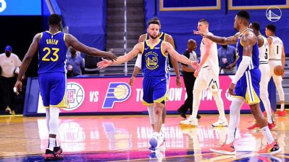 NBA - Stephen Curry abbatte Denver ed entra nella storia dei Warriors