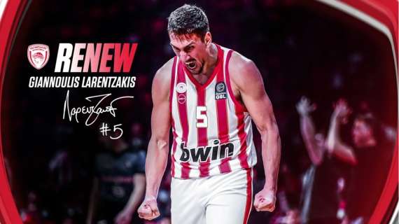UFFICIALE EL - Olympiacos e Larentzakis avanti fino al 2029