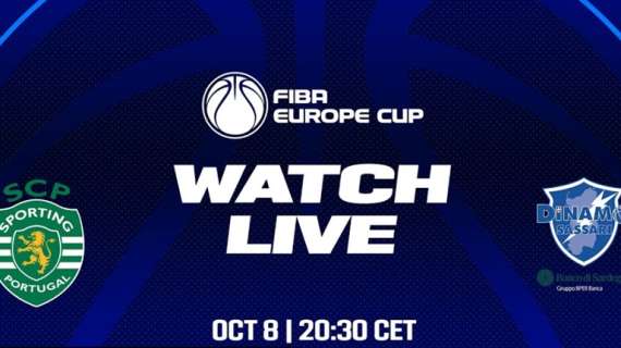 LIVE FIBA EC - Sporting vs Dinamo Sassari: preview e diretta streaming