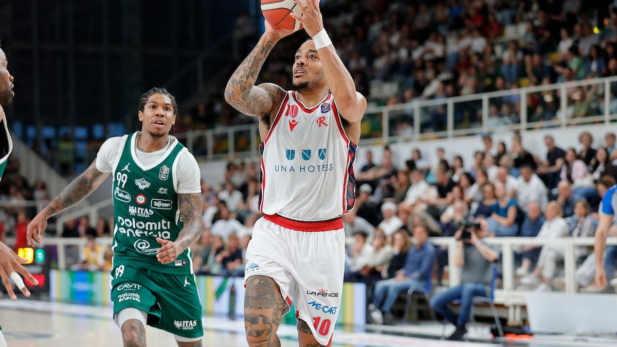 In casa della Dolomiti Energia Trentino continua il periodo d'oro dell'Unahotels Reggio Emilia