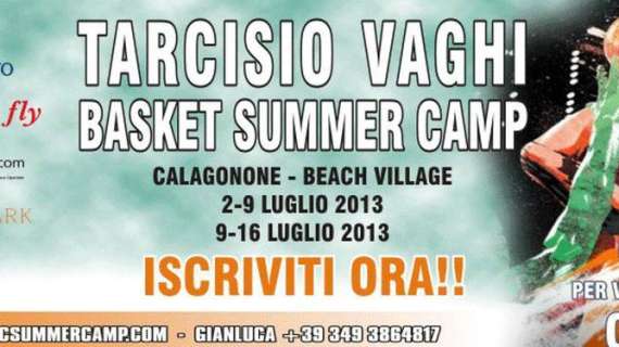 A Luglio il GLC Basket Summer Camp intitolato a Tarcisio Vaghi