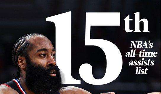 NBA - James Harden nella Top 15 dei migliori passatori All-time