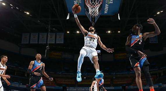 NBA - I Denver Nuggets rifilano un trentello agli Oklahoma City Thunder