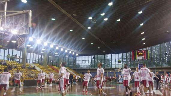 LIVE A - L'Olimpia Milano cede alla Grissin Bon Reggio al Lovari di Lucca
