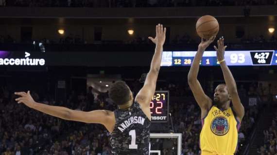 NBA - Warriors, le rassicurazioni di Durant sul suo infortunio