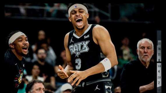 NBA - Spurs vittoriosi sui Brooklyn Nets con Wembanyama all'overtime