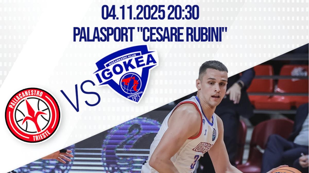 LIVE BCL | La Pallacanestro Trieste domina e stritola l'Igokea con +25