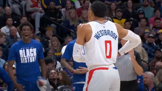 NBA - LA Clippers, per Russell Westbrook arriva un anno da record