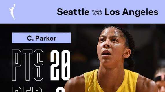 WNBA - Giorno 76, LA spazza via Seattle ed è terza