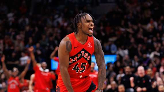 NBA - I Toronto Raptors fanno festa con i Sixers senza stelle