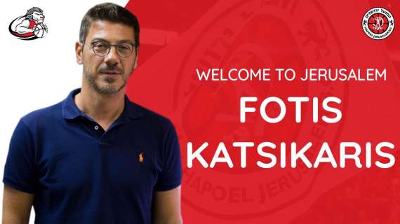 UFFICIALE WL - Hapoel Jerusalem: Fotis Katsikaris​ è il nuovo allenatore