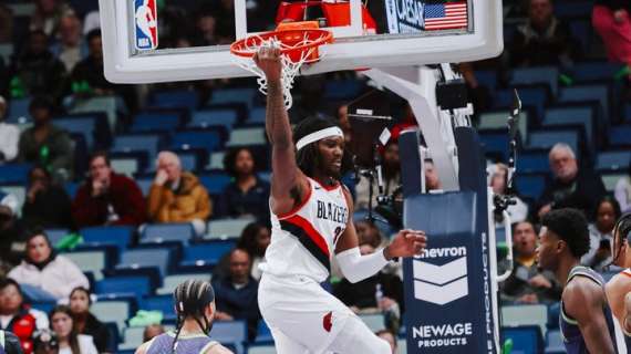 NBA - I Pelicans affondano in casa dei Trail Blazers di Avdija