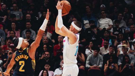 NBA - I Miami Heat ci sono e ne fanno le spese gli Indiana Pacers