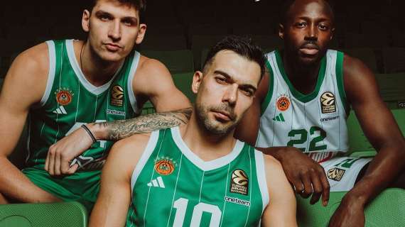 Panathinaikos, presentate le nuove maglie: esordio con il Partizan