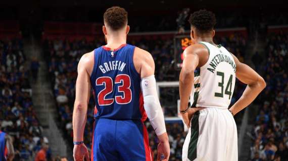 NBA Playoff - Griffin non basta ai Pistons: i Bucks volano