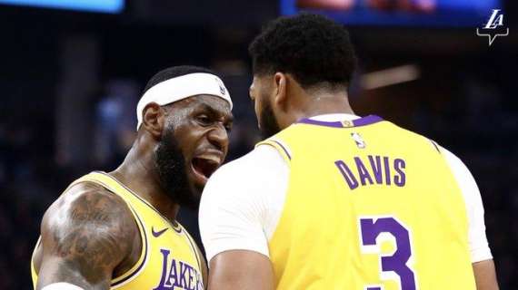 NBA Preseason - Lakers: Anthony Davis si diverte contro i Warriors