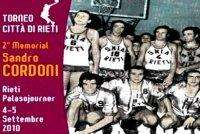 Domani parte il "Città di Rieti, 2° Memorial Cordoni"