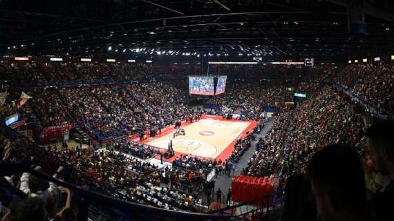 Olimpia Milano, sold out con la Virtus: record All-Time di presenze in EuroLeague