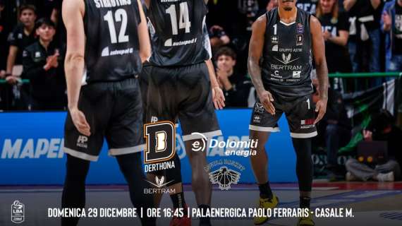 LIVE LBA - La Bertram Derthona prende le misure all'Aquila Trento