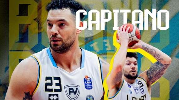 Vanoli Cremona, Christian Burns è il nuovo capitano biancoblu