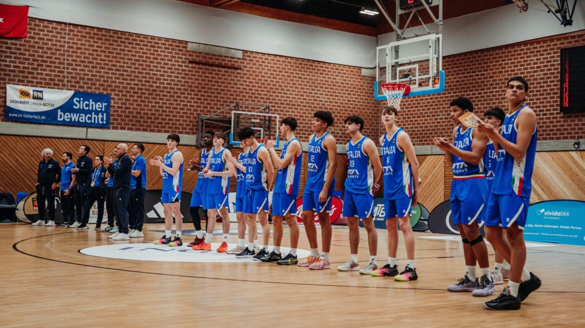 Nazionale Under 18, 5° posto a Mannheim. Sodini: “Competitivi sempre. Acquisito consapevolezze”
