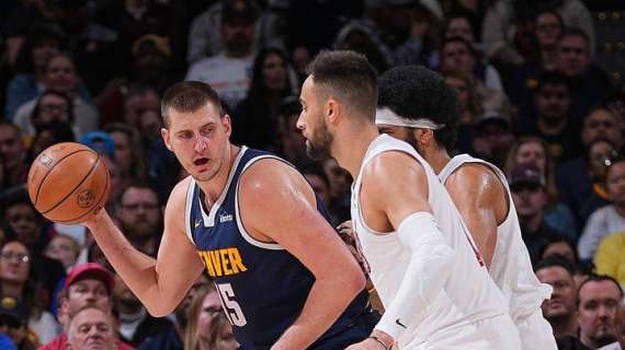 NBA - Cavaliers rinunciatari al cospetto di Nuggets con un Jokic formato MVP