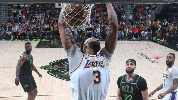 NBA - Prima della rivincita dei play-in, i Lakers umiliano i Pelicans