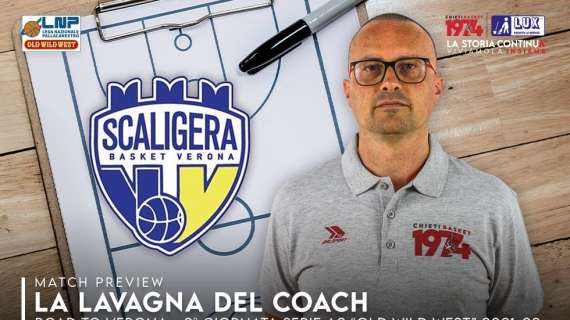 A2 - Chieti Basket, coach Maffezzoli: "A Verona per giocare di squadra"