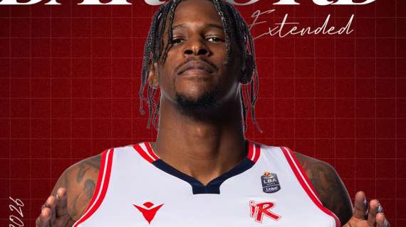 UFFICIALE LBA - Reggio Emilia, rinnovato Jaylen Barford