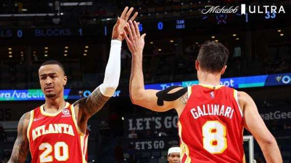 NBA - Vittoria di Atlanta a New Orleans: c'è il rientro di Gallinari