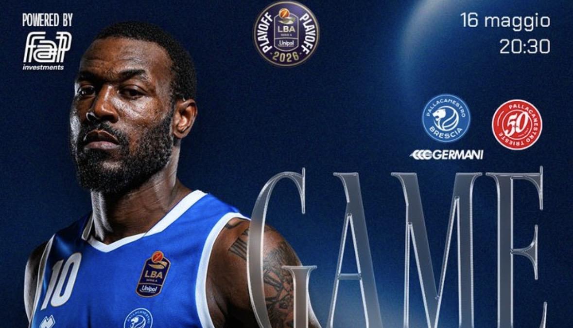 Germani Brescia vs Pallacanestro Trieste (gara-1, la diretta ore 20.30)