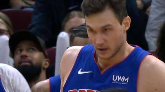 NBA, super Gallinari nella notte: 20 punti in 22 minuti a Cleveland