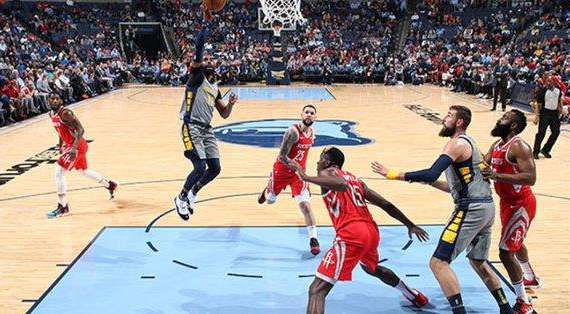 NBA - Rockets: Harden segna per due ma i Grizzlies si prendono l'overtime!