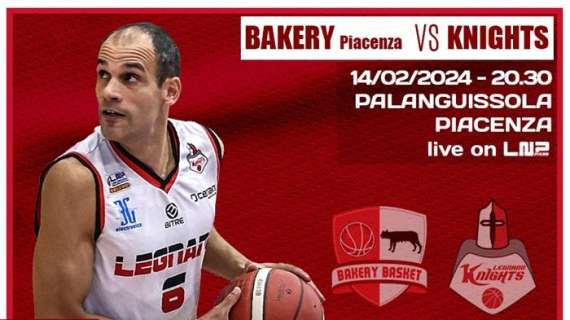 Serie B - Legnano Knights a Piacenza per il turno infrasettimanale