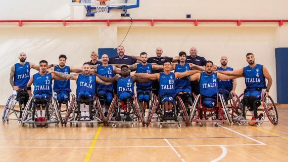 Nazionale Basket  in carrozzina: venerdì 10 in campo per l'Europeo
